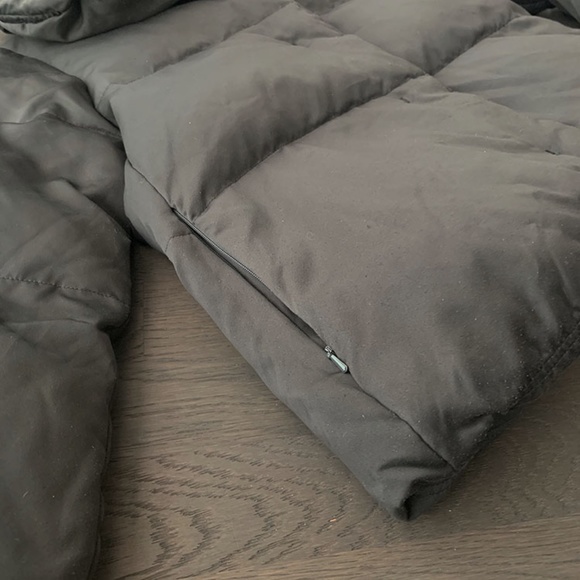 Joe Fresh | Grey Satin Short Puffer Jacket - Picture 5 of 6